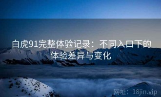 白虎91完整体验记录：不同入口下的体验差异与变化