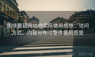 围绕蘑菇网站的实际使用感想：访问方式、内容分布与整体使用感受