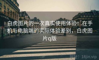 白虎图片的一次真实使用体验：在手机与电脑端的实际体验差别，白虎图片q版
