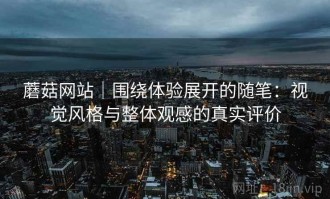 蘑菇网站｜围绕体验展开的随笔：视觉风格与整体观感的真实评价
