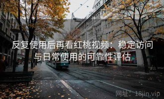 反复使用后再看红桃视频：稳定访问与日常使用的可靠性评估