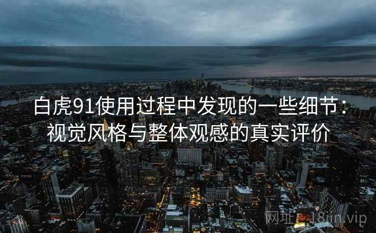 白虎91使用过程中发现的一些细节:视觉风格与整体观感的真实评价 白虎91使用过程中发现的一些细节:视觉风格与整体观感的真实评价