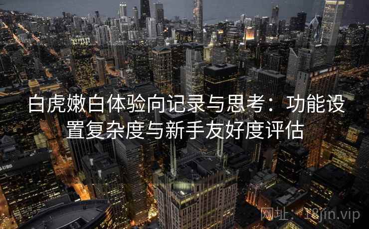 白虎嫩白体验向记录与思考：功能设置复杂度与新手友好度评估