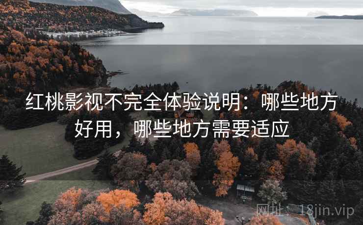 红桃影视不完全体验说明：哪些地方好用，哪些地方需要适应