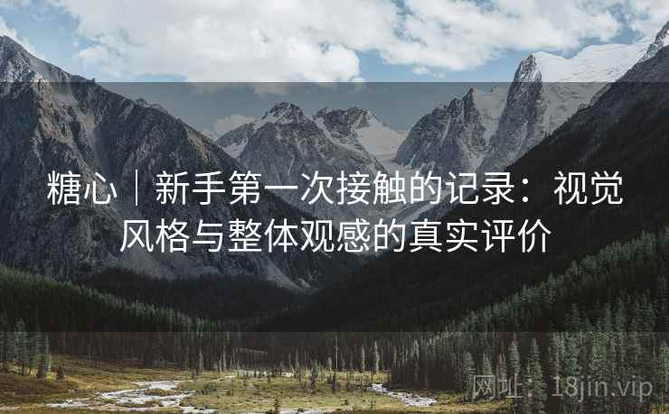 糖心｜新手第一次接触的记录：视觉风格与整体观感的真实评价
